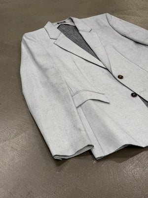 2013 Maison Margiela cracked painted tailored suit set