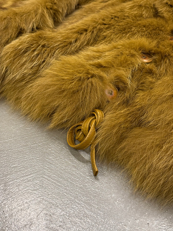 1990s Plein Sud real fur cropped jacket