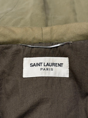 A/W2014 Saint Laurent by Hedi Slimane runway cape coat