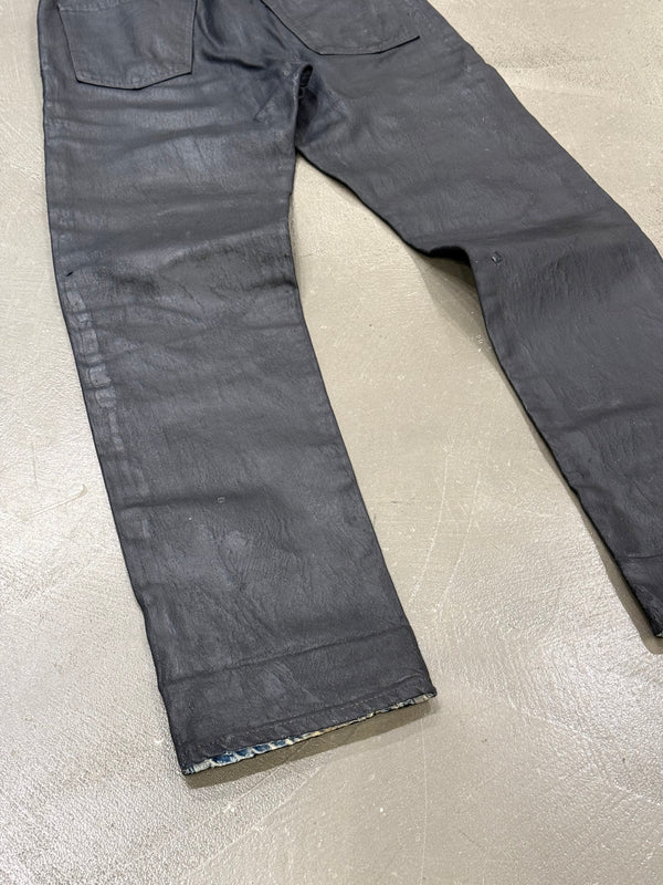 1992 Maison Margiela artisanal painted jeans