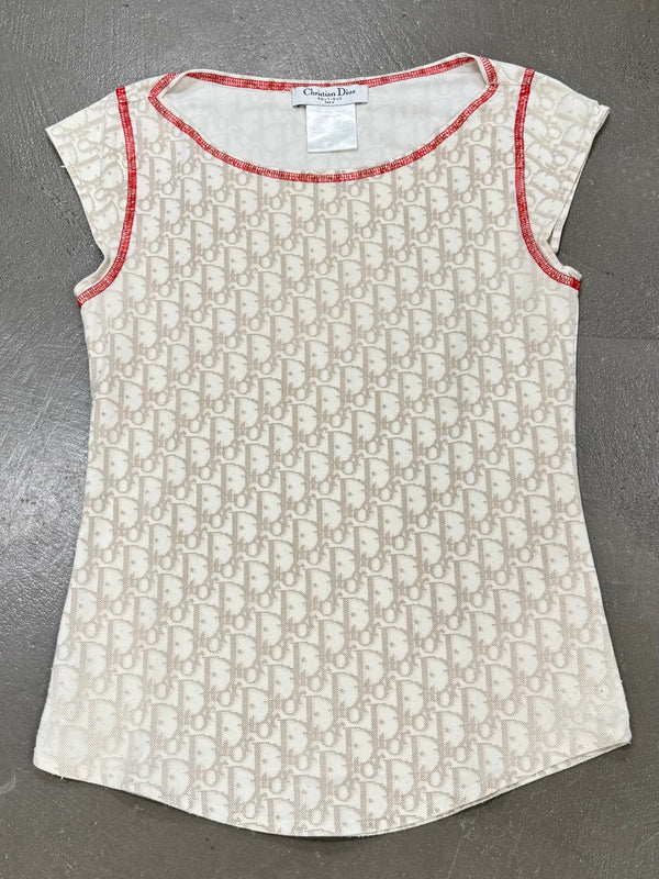 2000s Christian Dior by Galliano monogram t-shirt