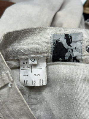 2000s Rick Owens heavy moleskin jeans