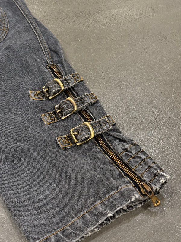 A/W2003 Dolce & Gabbana runway biker bondage pants