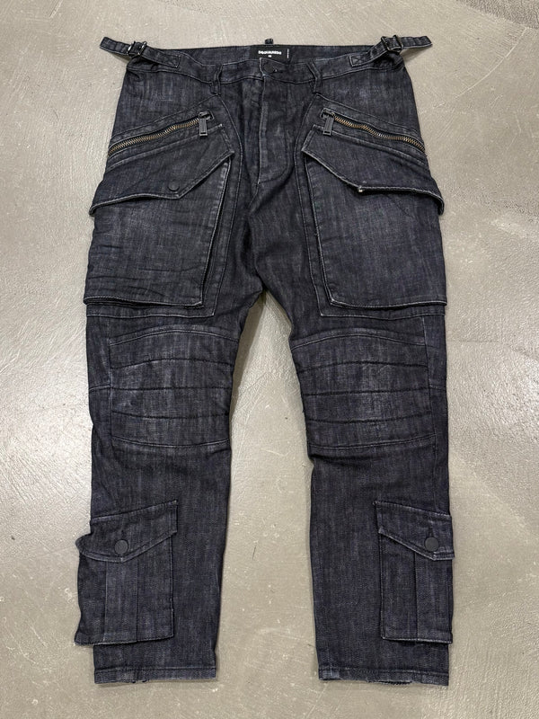 2000s DsQuared2 cargo biker pants