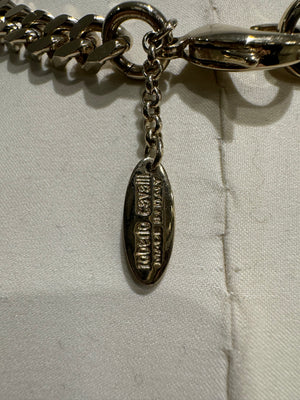 2000s Roberto Cavalli metallic chocker necklace