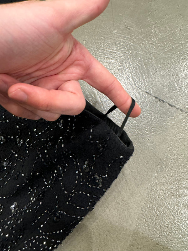 S/S 1999 Dolce & Gabbana paillettes beaded skirt set