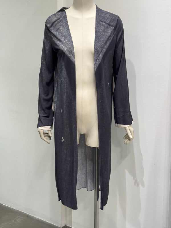 S/S 1996 Maison Margiela trompe d’oeil “coat” long cardigan