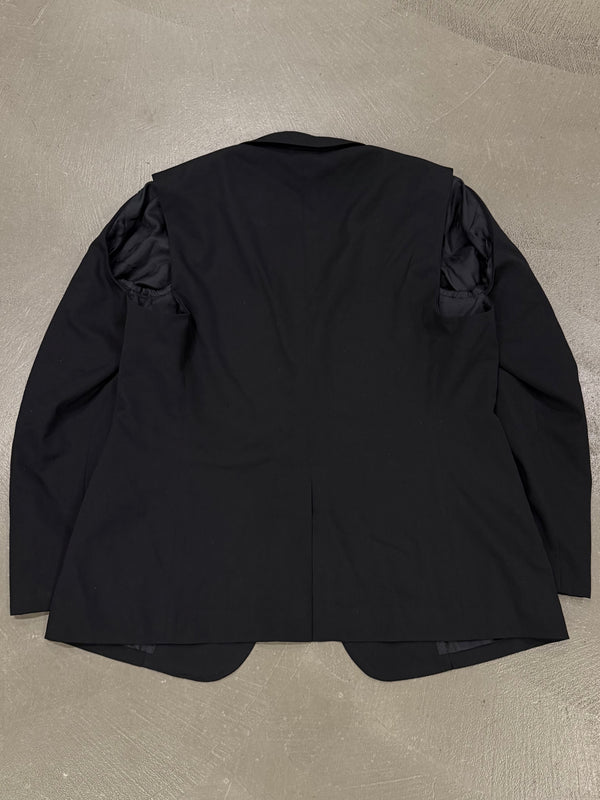2020s Comme des Garçons cut-out open shoulders blazer jacket