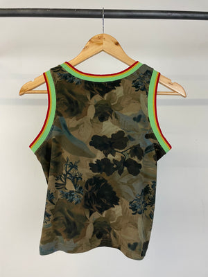 AW2003 Dior by John Galliano love Rasta mania tank top