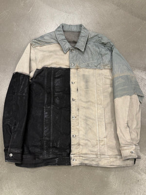 2020s Rick Owens jumbo worker JKT hybrid denim jacket