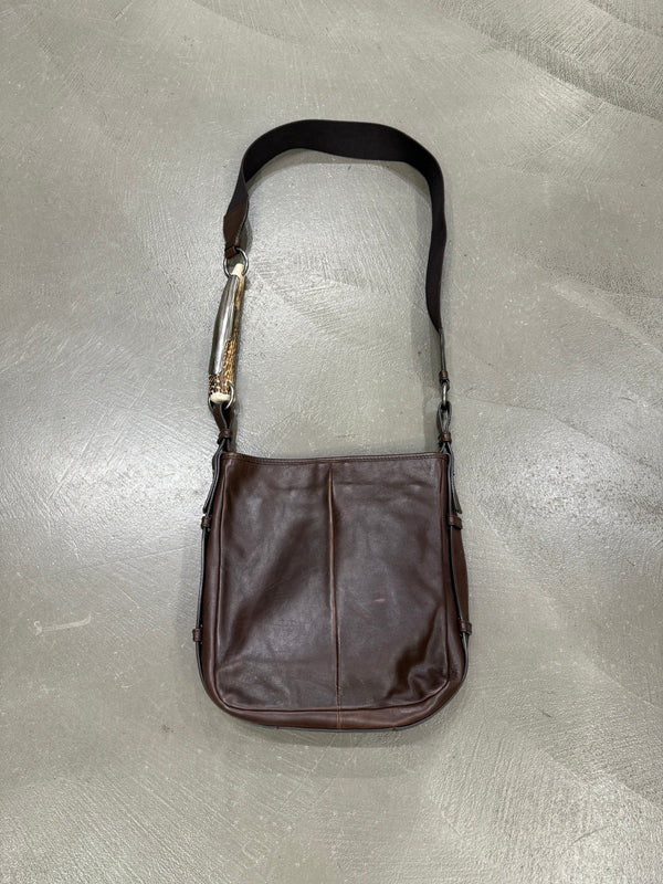 2000s Yves Saint Laurent Mombasa horn shoulder bag