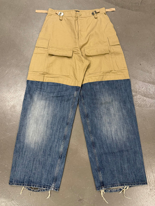 2023 Balenciaga hybrid baggy cargo jeans