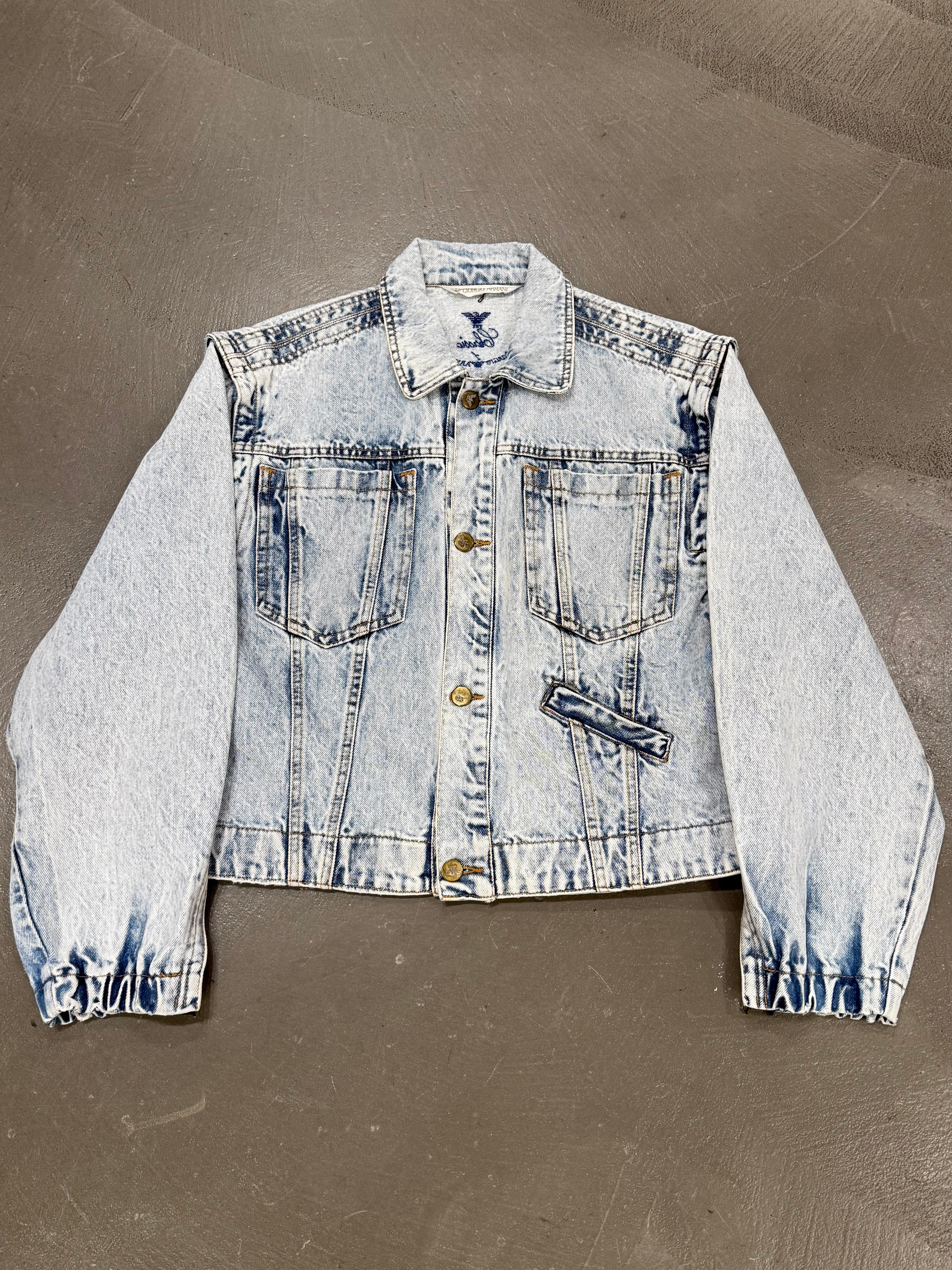 ARNAMI JEANS 90s クロップド ジャケット cropped 1990s Giorgio Armani cropped denim jacket