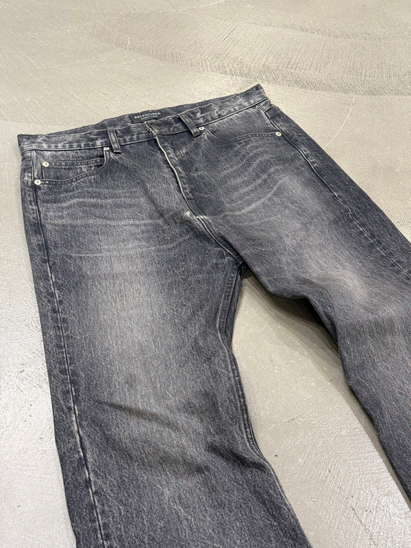 A/W2022 Balenciaga Sample Lost Tape flared jeans