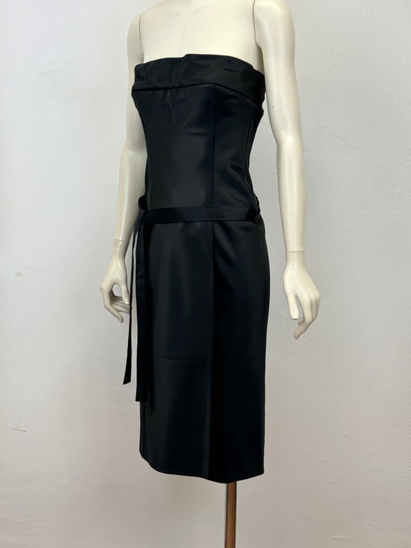S/S2001 Gucci by Tom Ford corseted strapless dress