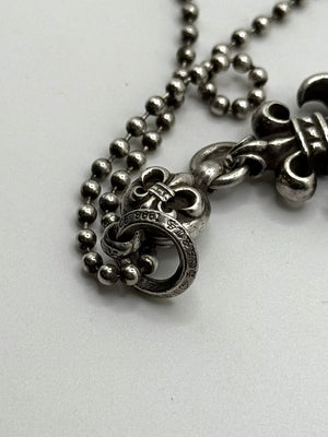 Chrome Hearts floral mini ball necklace