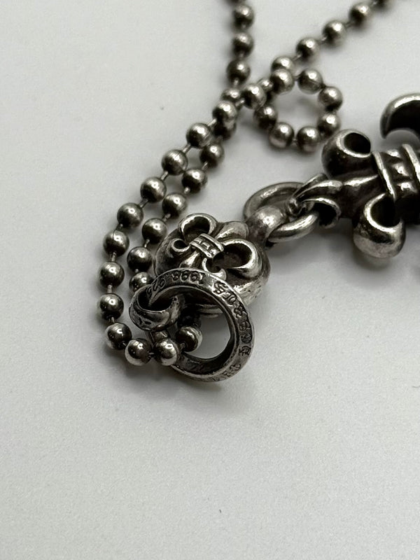Chrome Hearts floral mini ball necklace