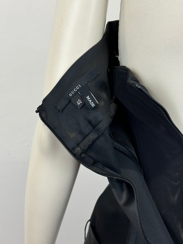 S/S2001 Gucci by Tom Ford corseted strapless dress