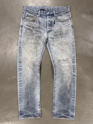 2000s Dior by Hedi Slimane faded jeans