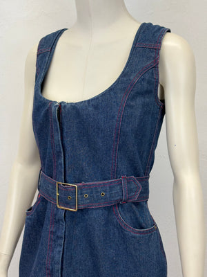 S/S1992 Vivienne Westwood denim dress with corset