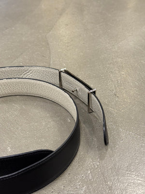 2020s Maison Margiela logo leather belt