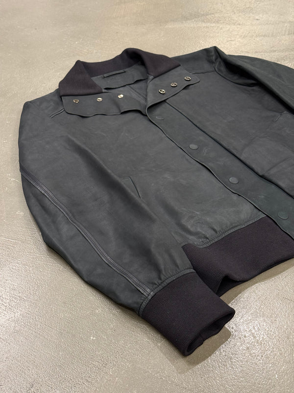 2020s Berluti leather bomber jacket