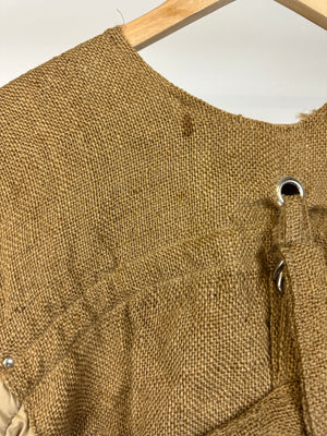 1990s Armani Jeans jute military vest