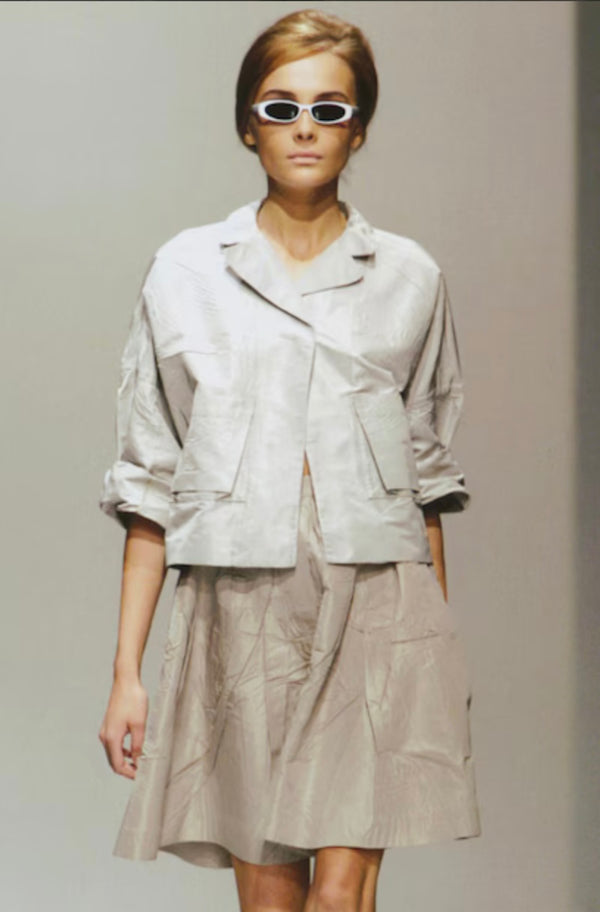 2000s Miu Miu Nylon boxy jacket