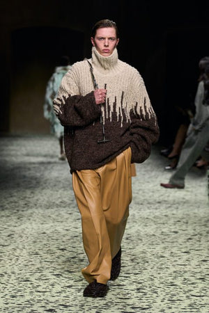 A/W 2024 Bottega Veneta heavy jacquard knit