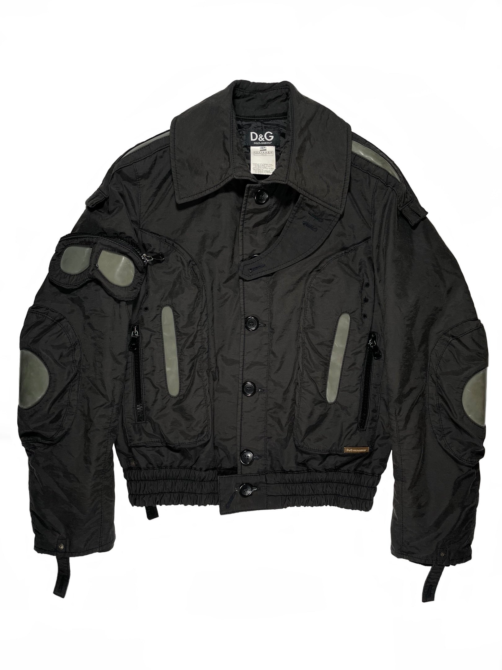 Dolce & Gabbana AW2003 Utility Jacket - レザージャケット