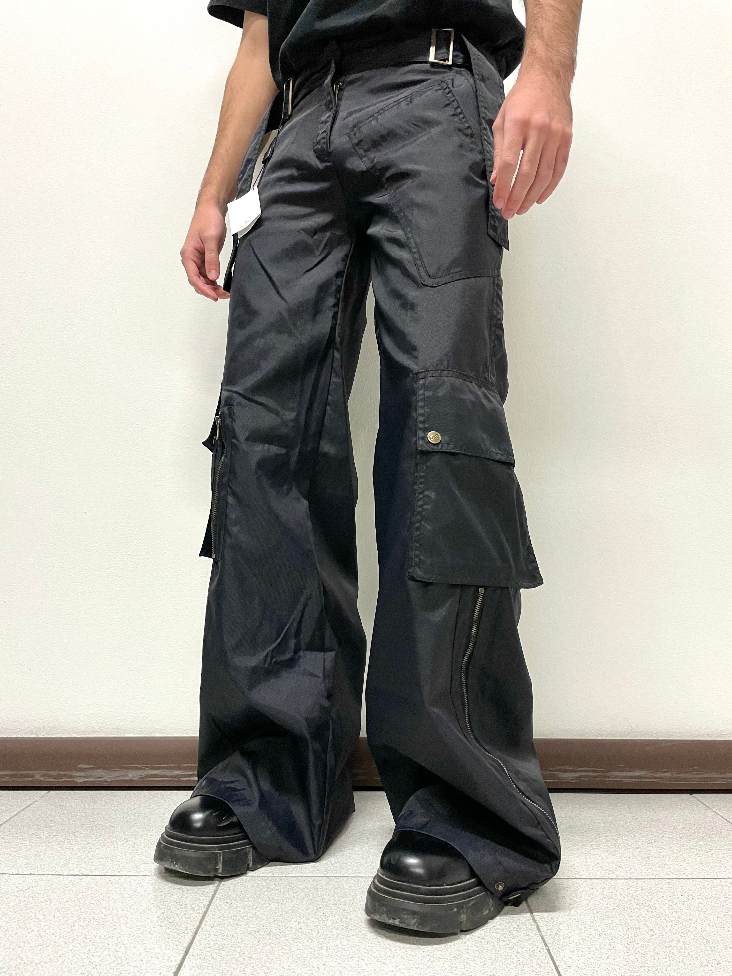 PCFG - Flared Skinny Pants Black XL