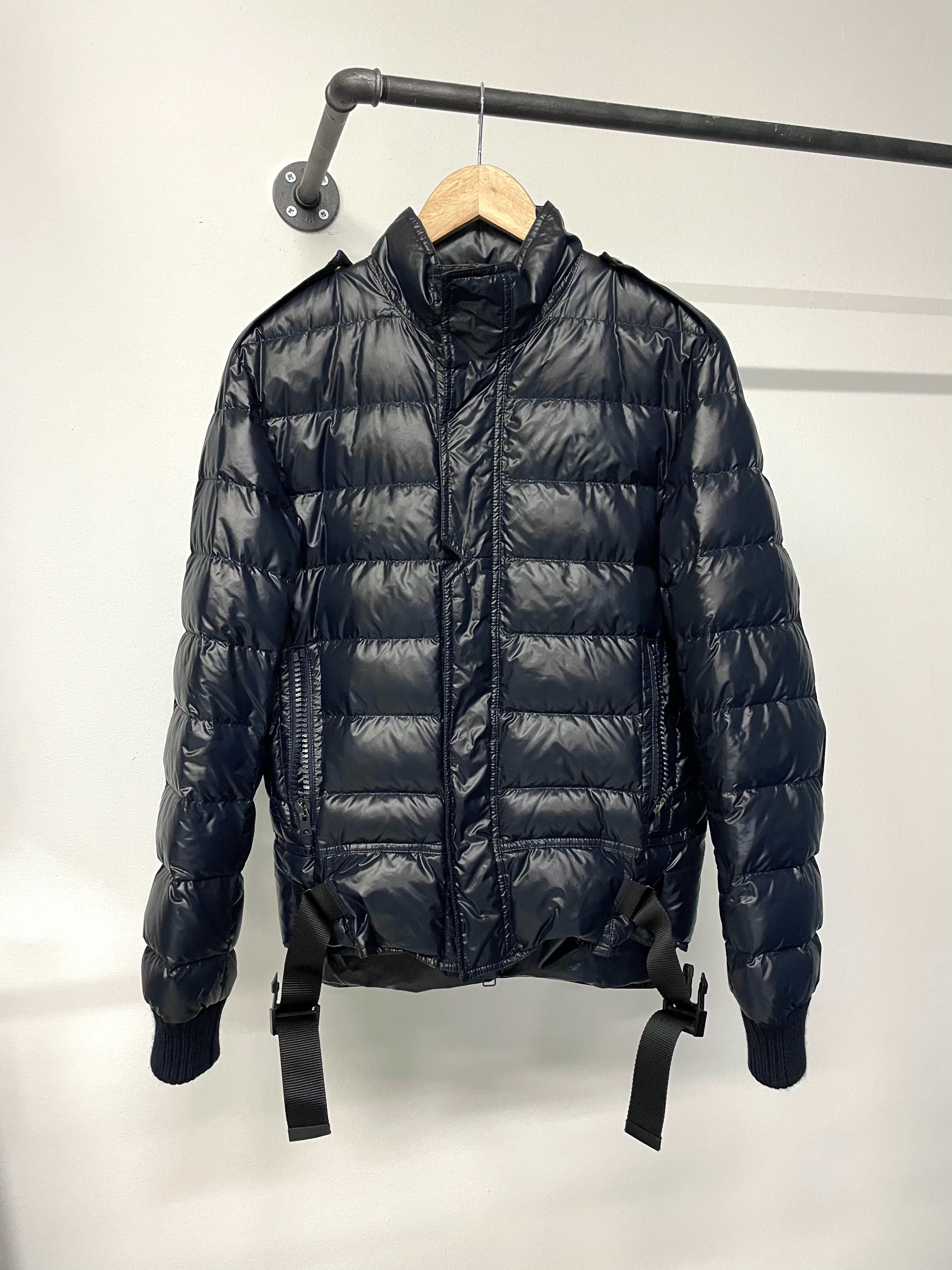 2007 Dior Homme Navigate bondage puffer jacket