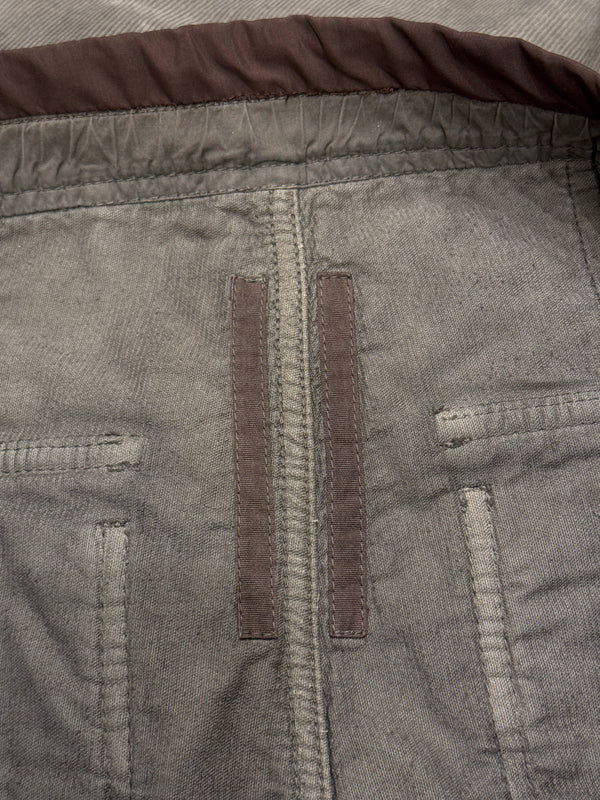 2015 Rick Owens creatch drawstring cargo pants