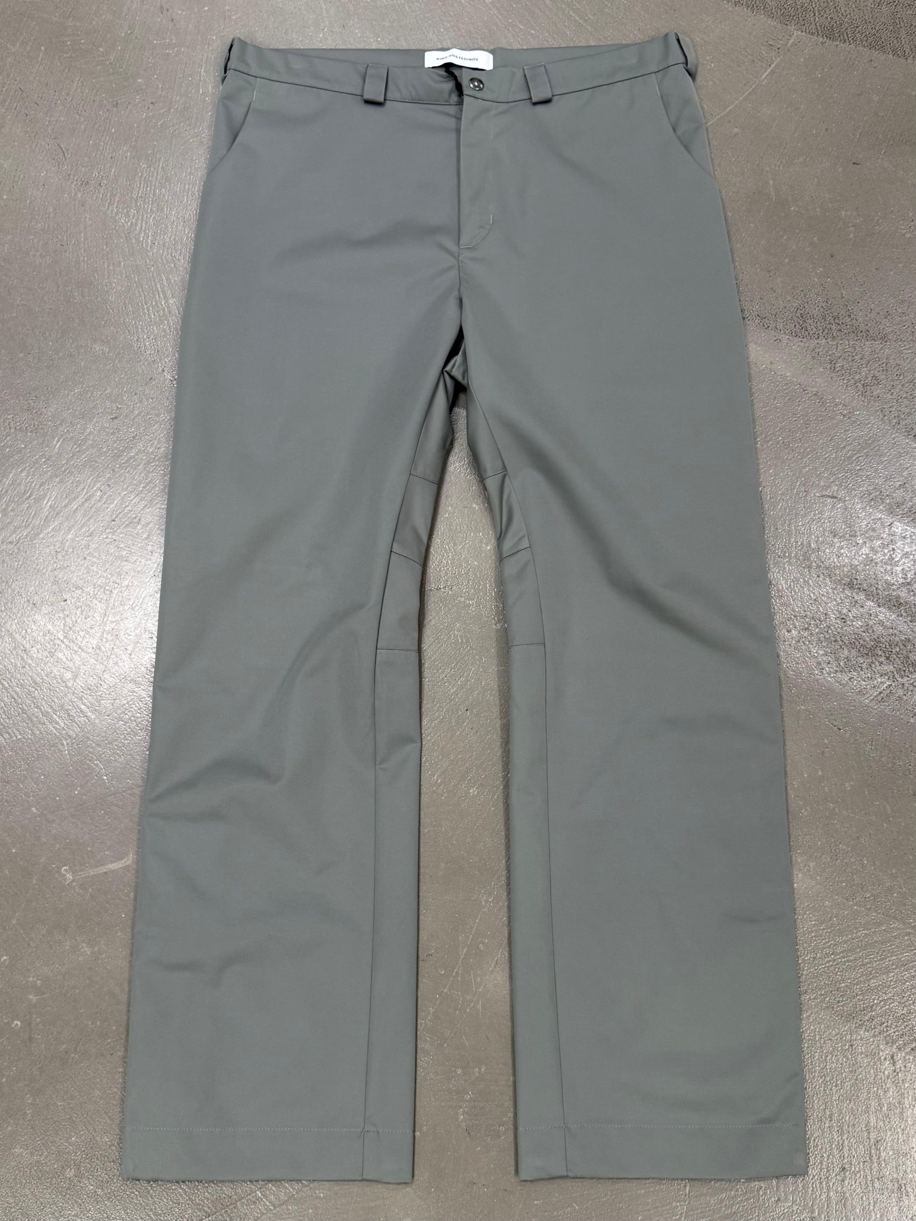 A/W2018 Kiko Kostadinov Gaetan contrast strap runway pants