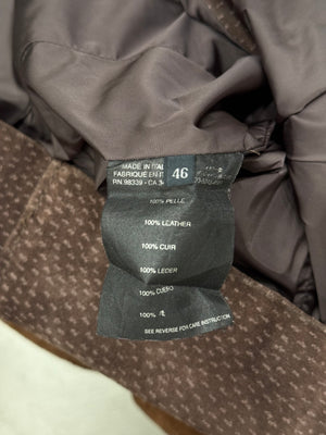 2000s Prada leather jacket