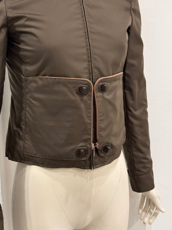 1999 Miu Miu hidden pocket nylon jacket