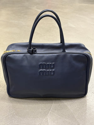 2020S Miu Miu leather bowling bag