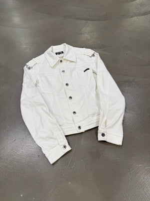 2000s Dolce & Gabbana shoulder straps cotton jacket