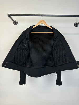 2000s Gucci by Tom Ford paneled moto jacket