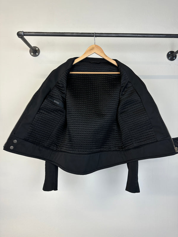 2000s Gucci by Tom Ford paneled moto jacket