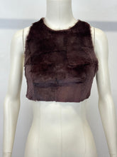 Load image into Gallery viewer, A/W1995 Maison Margiela fur patchwork leather top
