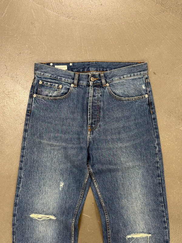 2000s Dries Van Noten distressed jeans