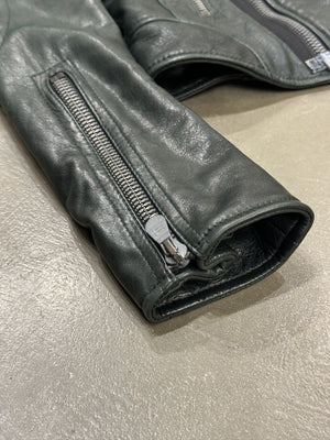 2000s Balenciaga by Nicolas Ghesquiere biker leather jacket