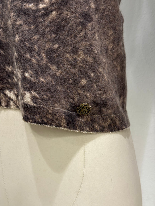 A/W1999 Roberto Cavalli animalier print cardigan