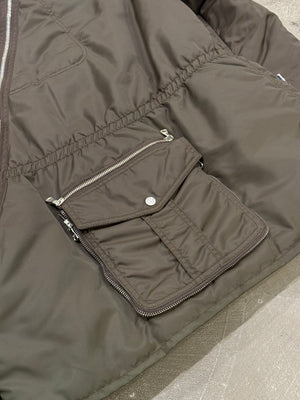 A/W2003 Dolce & Gabbana tornado multi zip nylon jacket