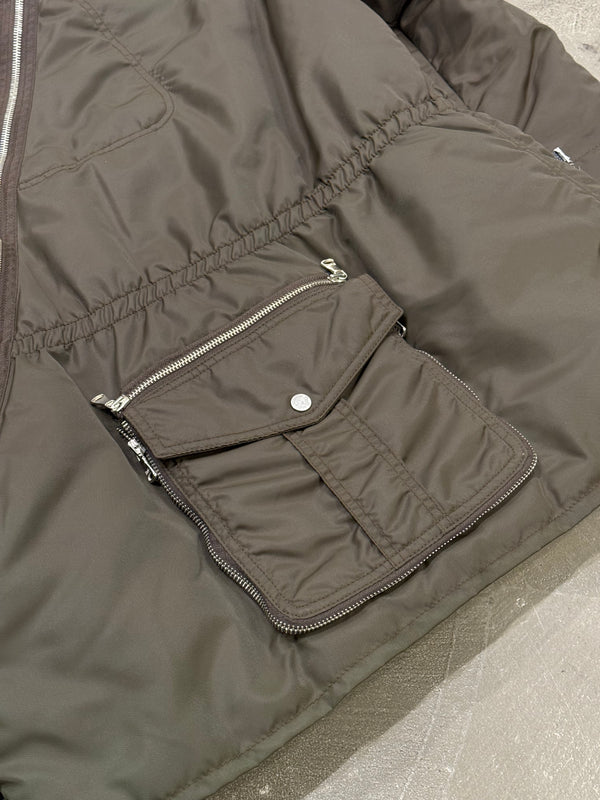 A/W2003 Dolce & Gabbana tornado multi zip nylon jacket
