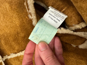 1990s Dolce & Gabbana patchwork shearling coat