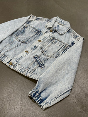 1990s Giorgio Armani cropped denim jacket
