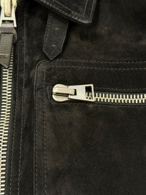 2020s Tom Ford suede biker leather jacket