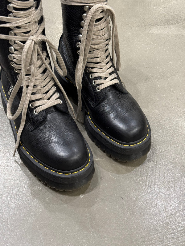 Dr Martens X Rick Owens high lace-up leather boots
